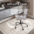 thumbnail image 5 of Chair Mat for Hardwood & Tile Floor 36"x48",Boho Moroccan Brown Computer Rolling Chair Mat Carpet Under Desk Non Slip Modern Farmhouse Gaming Rug Low-Pile Large Protector Mat, 5 of 7