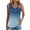 Blue, variant on ZQGJB Womens Summer Tank Tops Casual Sleeveless Tie Dye Gradient Color Printed Tunic Top Loose Fit Ruffled Trim V Neck Shirts Black L