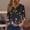 White, variant on Xdegoge Today Women'S 3/4 Sleeve Tops Floral V Neck T Shirts Going Out Trendy Summer Tops 2025 Dressy Casual Blouses Soft Comfy Basic Tees