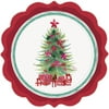 Pioneer Woman Holly & Bows Christmas Paper Dinner Plates, 11.5in, 8ct