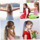 thumbnail image 1 of Peluca sintética Extensiones de cabello para niños Banda de lazo de cabello trenzado Colores degradados Banda de postizo para niñas con banda de cuerda elástica para niños y mujeres (10 piezas, XianweiShao 9024715311818, 1 of 1