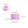 thumbnail image 2 of Unique Bargains Take Up Lever Thread Eyelet 7mm x 5mm x 5mm Ceramic Fit for Embroidery Machine, 50 Pack, 2 of 5