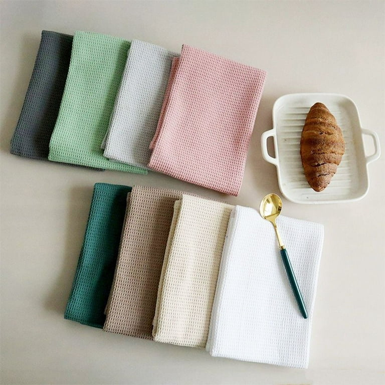Thickened Waffle Dish Towels, Absorbent Dish Rag, Scouring Pad