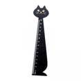 thumbnail image 1 of DOLITY 2xWooden Straight Ruler Korean Cartoon Cat Ruler for Girls Boys Children Black 2 Pcs, 1 of 9