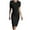 Black, variant on Vacation Female Clothing Elegant Outfits Women Casual Dresses Standard Size Y2k Streetwear Evening Sweet Party Women's Clothes Vestidos Para Mujer