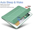 thumbnail image 4 of iPad 9.7" 2018 / 2017 Case, iPad Air / iPad Air 2 Case, Lightweight Smart Case Stand Auto Sleep/Wake, Microfiber Lining, Hard Back Cover For Apple iPad 9.7 iPad 5th/6th Generation, 4 of 7