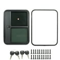 thumbnail image 2 of Tear Drop Trailer Door, Rubber Ring Sealing RV Door Aluminum Alloy Heat Insulation Safe  For Replacement, 2 of 8
