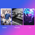 thumbnail image 4 of Riwcyla V8 External Sound USB Mobile Phone Microphone Live for Mobile Computer Audio Interface with for Online Singing Chatting Live Video Streaming Recording, 4 of 6