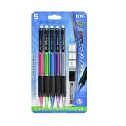 Mechanical Pencils, Metallic, 0.7mm, 5pk