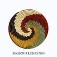 thumbnail image 3 of CHJK 8 Pcs Gradient Woven Round Placemat, 15 x 15 Inch Handmade Braided Heat Resistant Table Mat, Kitchen Dining Decor for Tabletop Protection, 3 of 8