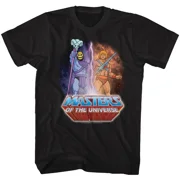 100% cotton tshirts men tee Masters Of The Universe 80's Cartoon He-Man & Nemesis Skeletor Men's T Shirt