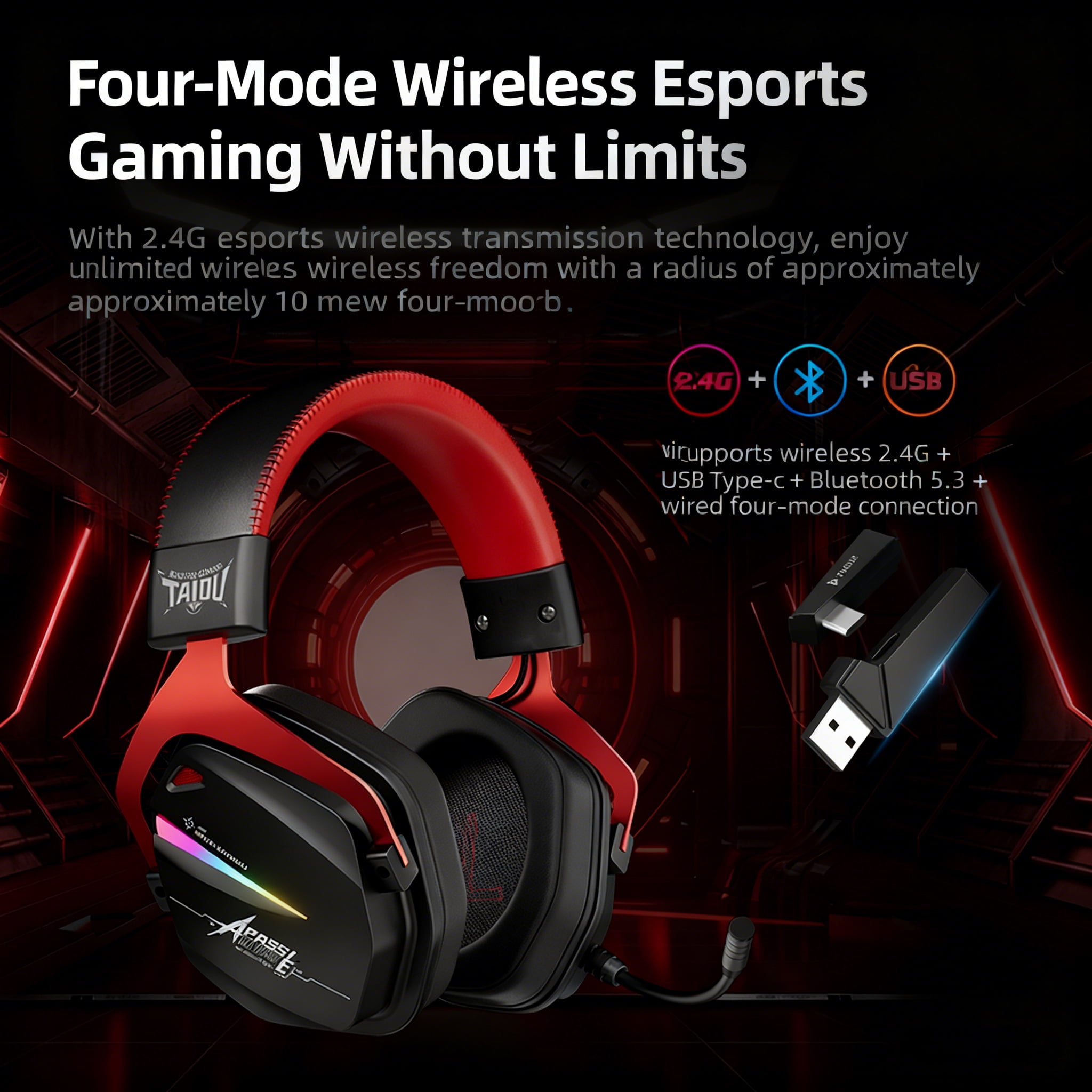 プレステ4 THS326-Wireless-Gaming-Headset