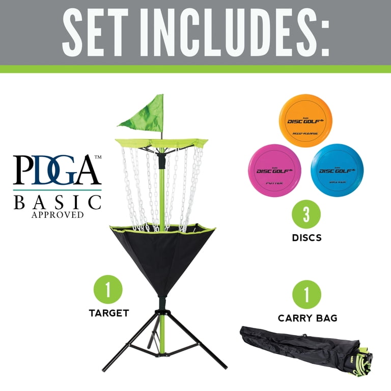 Franklin Sports Disc Golf Set with Basket photo 2