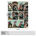 thumbnail image 4 of nygtbtfer Turkey Turkey Farmhose Bedroom Decor Microfiber Fuzzy for Adult Men Women White, 4 of 6