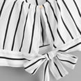 thumbnail image 4 of Ichuanyi Womens Tops, Summer Women's Self Tie Back V Neck Striped Crop Cami Top Camisole Blouse, 4 of 4