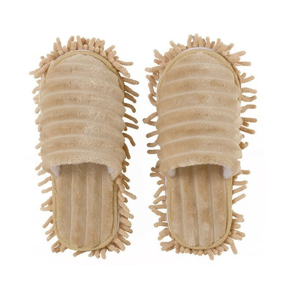 Clearance! Fdelink Mop Slippers Lazy Mop Slippers Walking Cleaning Dust Warm Durable Polishing Floor 1 Pair