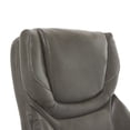 thumbnail image 4 of Serta Conway Big and Tall Executive Office Chair with Wood Accents Gray, 4 of 7