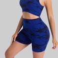 thumbnail image 4 of Shorts for Women, Women's Biker Shorts High Waisted Yoga Shorts Tummy Control Camo Print Stretch Workout Running Athletic Gym Shorts, 4 of 4