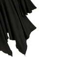 thumbnail image 6 of Witch Hooded Dress, Gothic Asymmetric Dress, Renaissance Witch Costume, Halloween Cosplay Gown, Gothic Cape Dress Retro Hooded Ruffle Sleeves Irregular Skirt Women'S Cape Coat, Black L, 6 of 6