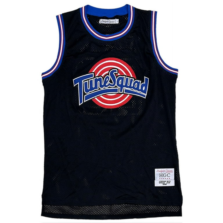 Michael Jordan 23 Tune Squad Space Jam Men s Headgear Classics Embroidered Basketball Jersey XX Large Black Walmart