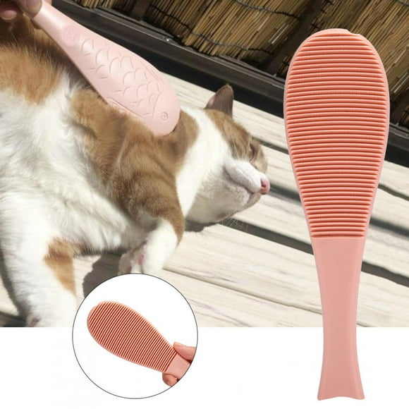 Pet Tongue Comb ABS Cat Tongue Comb, Cat Comb, Pets Daily Hair Care Tools For Pet For Cat Pink