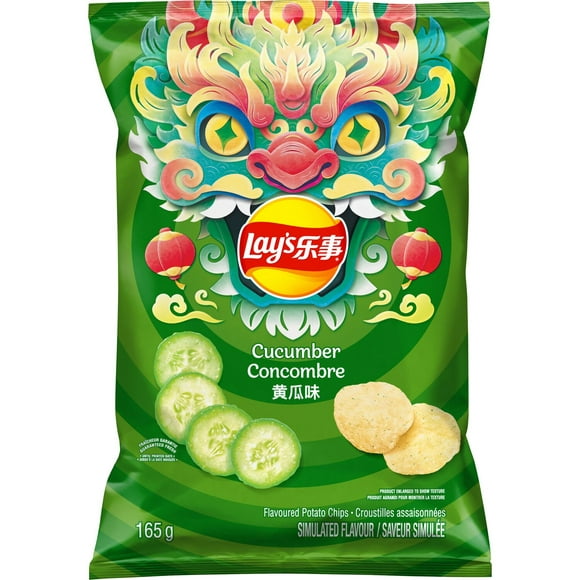 Lay's Croustilles Concombre LAY'S CUCUMBER