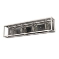 thumbnail image 2 of Hunter - Squire Manor 4-light Distressed White, Medium Size Vanity Light, Dimmable, Modern Style, for Bedrooms, Dining, Living Rooms - 19037, 2 of 7