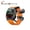 Camouflage&Orange, variant on H80 Smart Bracelet, equipped with a 1.32-inch HD touch screen, IP67 waterproof, Bluetooth, fitness tracker compatible with Android and iOS systems