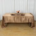 thumbnail image 5 of BalsaCircle 60" x 126" Satin Rectangular Tablecloth Taupe, 5 of 8