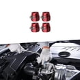 thumbnail image 4 of koolsoo 4Pcs Hose Finisher Clamps Hose End Cover Clamp Professional with Screw Band Auto Red AN6, 4 of 9