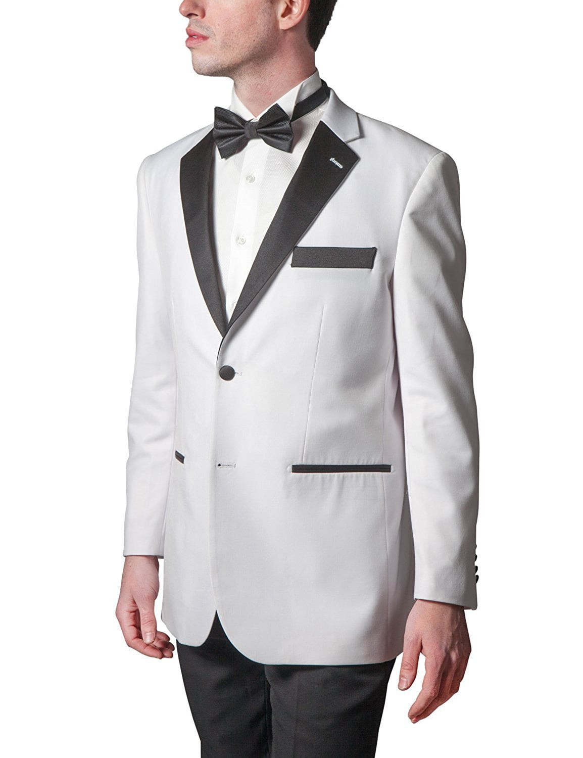 Adam Baker Men's Regular Fit Two Button Notch Lapel Tuxedo Suit