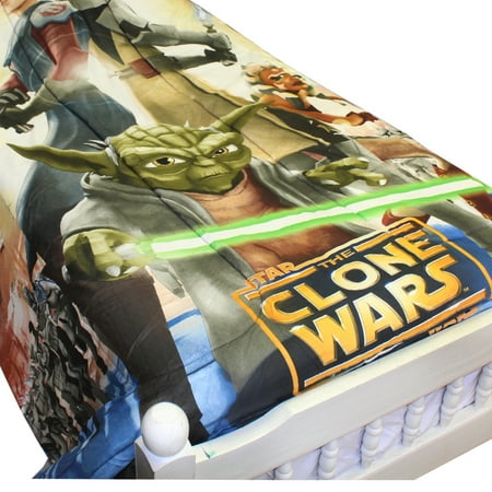 - Star Wars Full Comforter Clone Wars Space Bedding