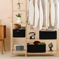 thumbnail image 3 of Large Storage Baskets for Shelves, Closet Organizers Bins for Clothes Blanket Towels, Baby Nursery, Toy Baskets Box, Woven Rope Baskets, 3 of 8