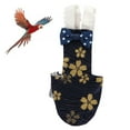 thumbnail image 1 of Cotton Cloth Parrots Diaper Bird Diaper, Bowknot Design Soft Material Adjustable Shoulder Strap Pet Bird Nappies with Inner Pocket for Cockatiels Finches, 1 of 7