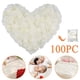 thumbnail image 2 of Pétalos de rosa Avdjesfny, 100 unidades, pétalos de rosa artificiales para San Valentín, noche romántica, boda, propuesta de matrimonio, aniversario, decoraciones florales en gris., 2 of 6