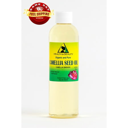 Camellia / Camelia Seed Oil Refined Organic Carrier Cold Pressed 100% Pure 4 oz