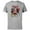 Athletic Heather, variant on Ant-Man and the Wasp: Quantumania Hero Names & Icon - Short Sleeve Cotton T-Shirt for Adults - Customized-Black