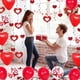 thumbnail image 5 of Adorno de Globo Rojo con Forma de Corazón para San Valentín | Globos Decorativos de Plástico | Decoración Festiva | Decoración Romántica para El Hogar | para Cumpleaños y Eventos | Diseño Ligero y Du, 5 of 6