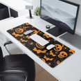 thumbnail image 2 of Long Mouse Pads for Desk,Halloween Spider Bat Pattern Desk Mats on Top Of Desks, Desk Mouse Pad Extra Large with 3mm Non-Slip Base and Stitched Edge for Gaming,Office,Work,Home 31.5x11.8in, 2 of 5