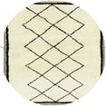thumbnail image 1 of Ahgly Company Indoor Round Abstract Sand Brown Solid Area Rugs, 4' Round, 1 of 6