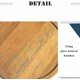 thumbnail image 3 of Bamboo Pizza Board, Pizza Tray, Round Pizza Dish, Pizza Tray with Handle, Used for Baking Pizza, Bread, Cutting Fruit, Vegetable, Cheese, 3 of 5