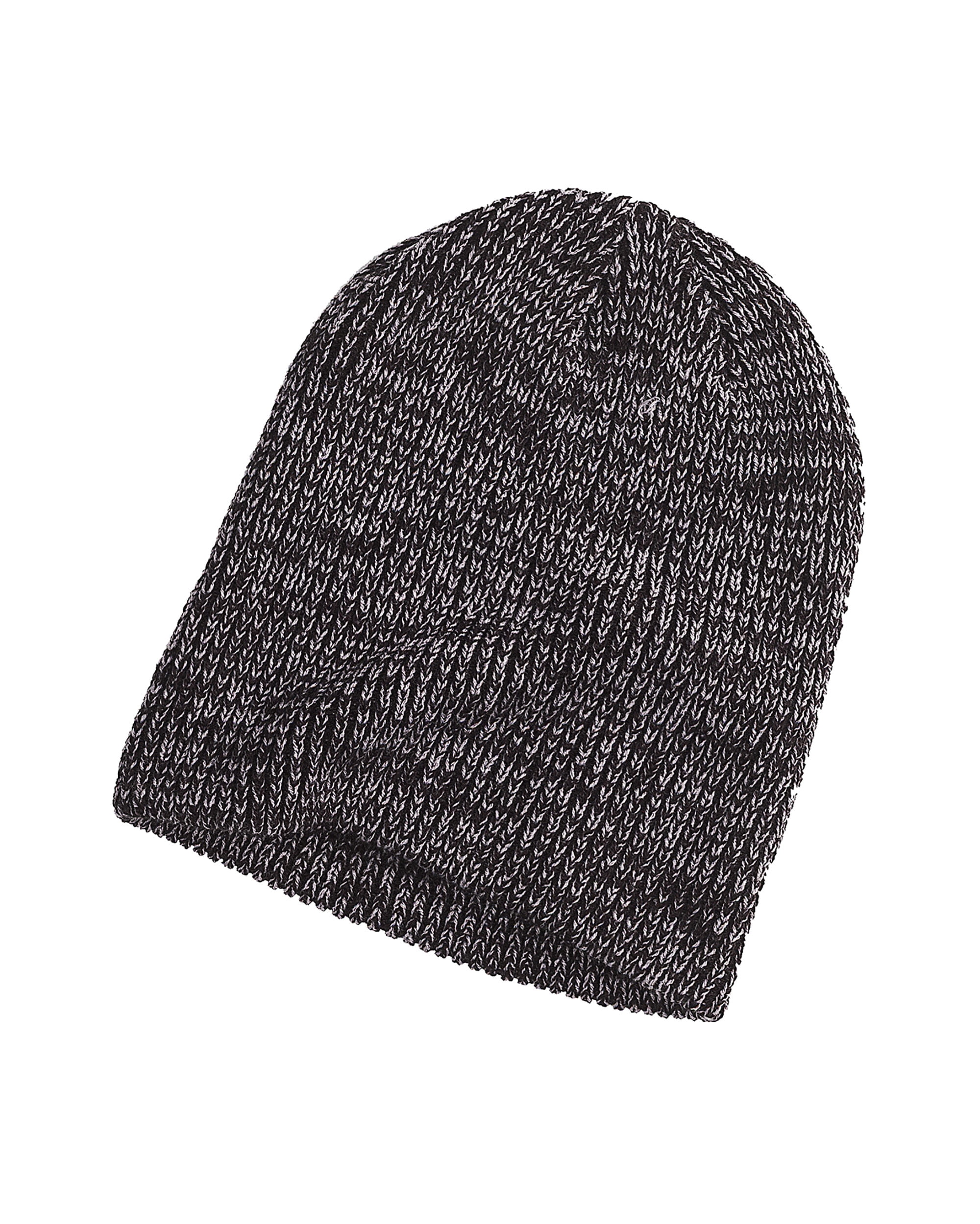 Big Accessories Ribbed Marled Beanie 
