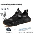 thumbnail image 2 of YOURDIARY Steel Toe Work Shoes for Women Safety Shoes Work Lace-Up Sneakers, 2 of 7