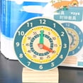 thumbnail image 3 of SHOWERORO Clock Learning For Kids Wooden Cognitive Training Learning 1Set, 3 of 8
