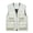 #284-White, variant on Men's Lightweight Multi Pocket Quick Dry Loose Fit Cargo Vest Outdoor Hiking Work Utility Sleeveless Jacket White XXXL Gifts for Father