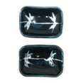 thumbnail image 4 of TJ Global Ceramic Square Shape Japanese Sushi for 2 Set, One Plate, Two Chopstick Holders, Two Pairs of Chopsticks, and Two Soy Sauce Dishes, Glazed (#2), 4 of 6