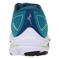 thumbnail image 3 of Mizuno Women's Wave Rider 25 Running Shoe, Size 6, Lake Bl-Clearwater (Lkcw), 3 of 4