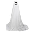thumbnail image 1 of Front Porch Glowing Ghost Halloween Standing Ghost Porch Yard Ghost Without Hat, 1 of 5