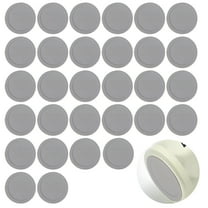 LELE LIFE 50Pcs Rubber Bottoms for Sublimation Tumblers, Non Slip Silicone Bottom Protector Bumpers with Adhesive for Skinny Tumblers Thermal Bottle 12oz/15oz/20oz/30oz, 2.2in