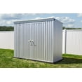 thumbnail image 1 of Arrow Elite Steel Storage Shed, 8x4, Galvalume, 1 of 8